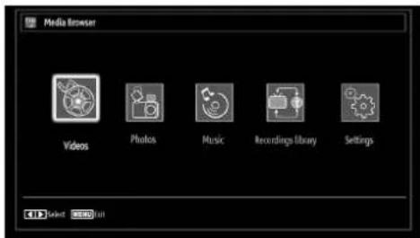 SABA SVD2630 - Media Playback Using Media Browser - 1