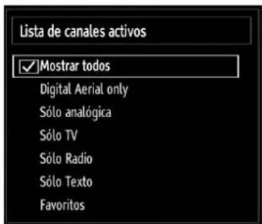 SABA SVD2630 - Administración de Emisoras: Ordenar la lista de Canales - 1
