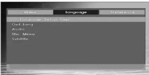 SABA SVD2630 - Language Setup - 1