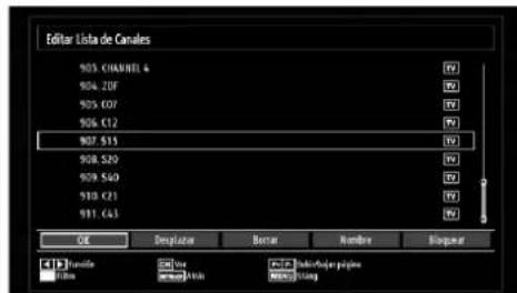 SABA SVD2630 - Administración de Programas: Lista de Canales - 2