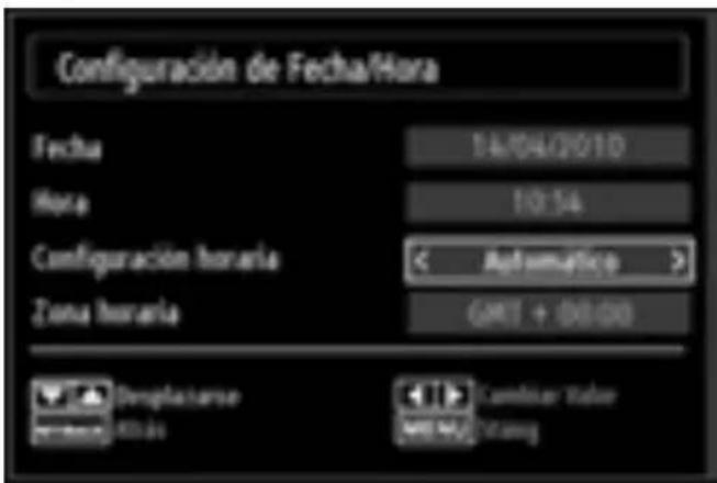 SABA SBV1943H - Configuración de Fecha/Hora - 1