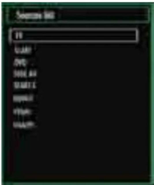 SABA SBV1943H - Input Selection - 1