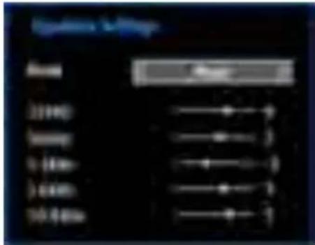 SABA SBV1943H - Sound Settings Menu Items - 1