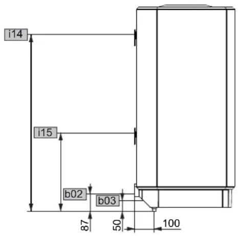 STIEBEL ELTRON HFAZ 100 - Cotes et raccordements - 4