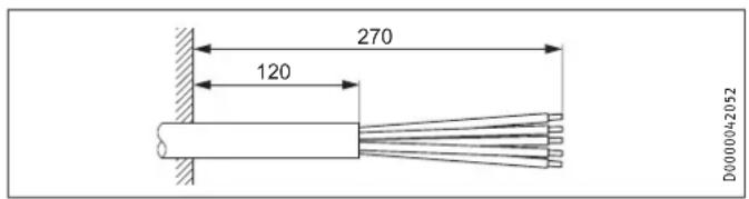 STIEBEL ELTRON HFAZ 100 - Préparation du cable de raccordement électrique - 1