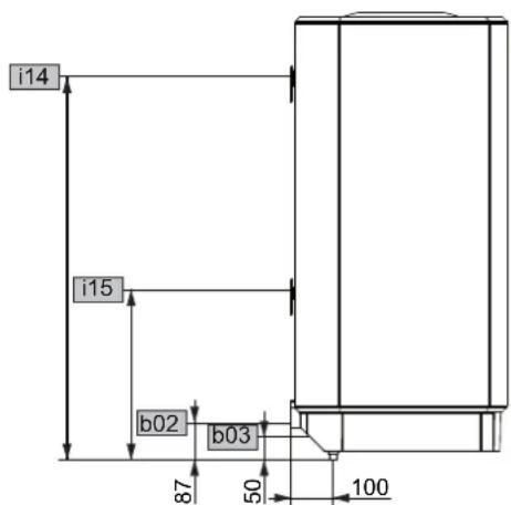STIEBEL ELTRON HFAZ 100 - Afrometingen en aansluitingen - 4