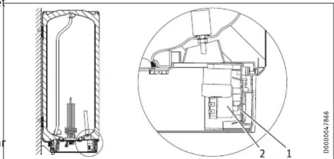 STIEBEL ELTRON HFAZ 100 - Resetknop veiligheidstemperatuurbegrenzer - 1
