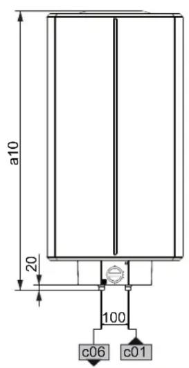 STIEBEL ELTRON HFAZ 100 - Cotes et raccordements - 3