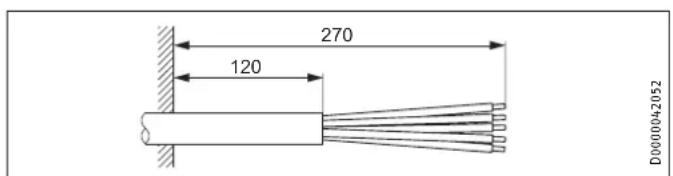STIEBEL ELTRON SH 120 S - Préparation du câble de raccordement électrique - 1