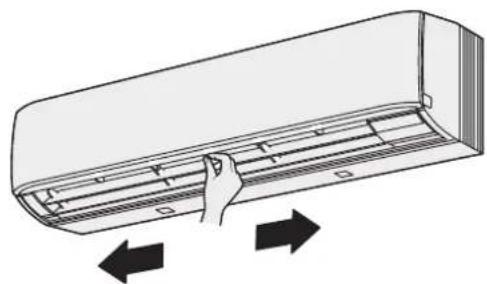 PANASONIC S45MK1E5A - Direzione verticale del fl usso d'aria consigliata - 1