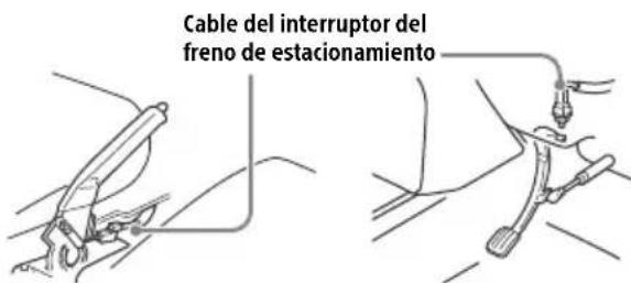 Cable del interruptor del freno de estacionamiento