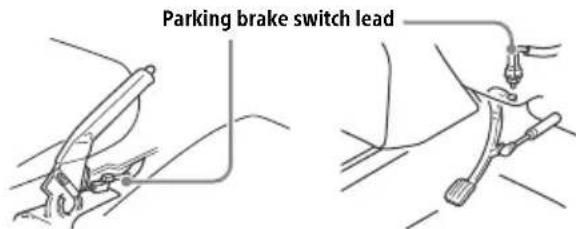 Parking brake switch lead