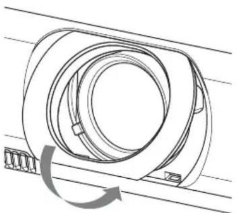 SONY VPLCX275 - Ajuste de la inclinacion del projector con el desplazamento de lente - 3