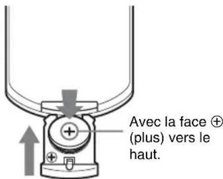 SONY VPLCX275 - Installation des piles - 2