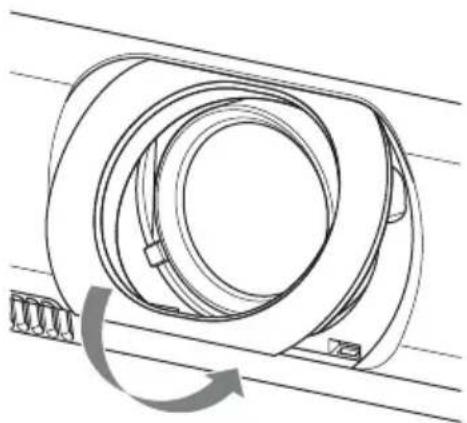 SONY VPLCX275 - Réglage de l'inclinaison du projecteur par déplacement du bloc optique - 3