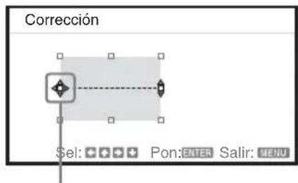 SONY VPLCX275 - Corrección de desviación ①- Bordes derecho e izquierdo de laImagen - 2