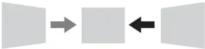 SONY VPLCX275 - When the projected image a trapezoid, tapering to the right or left - 1