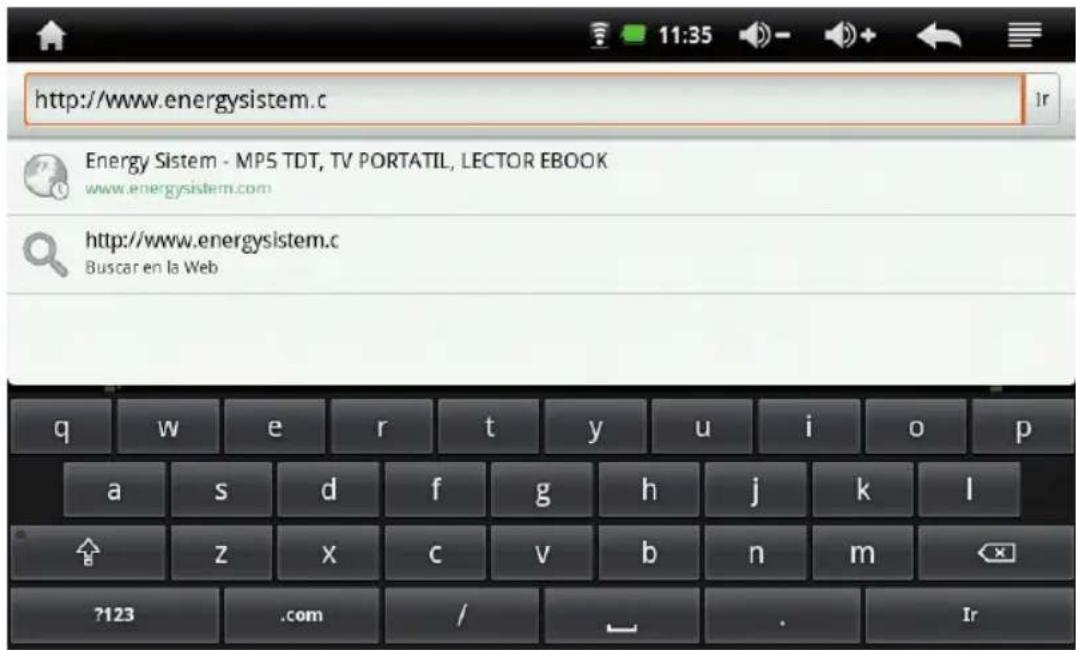ENERGY SISTEM i724 - Connection internet - 4