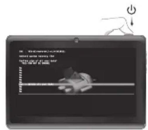 Yarvik Luna 7c - After 2 seconds press and hold also - 1
