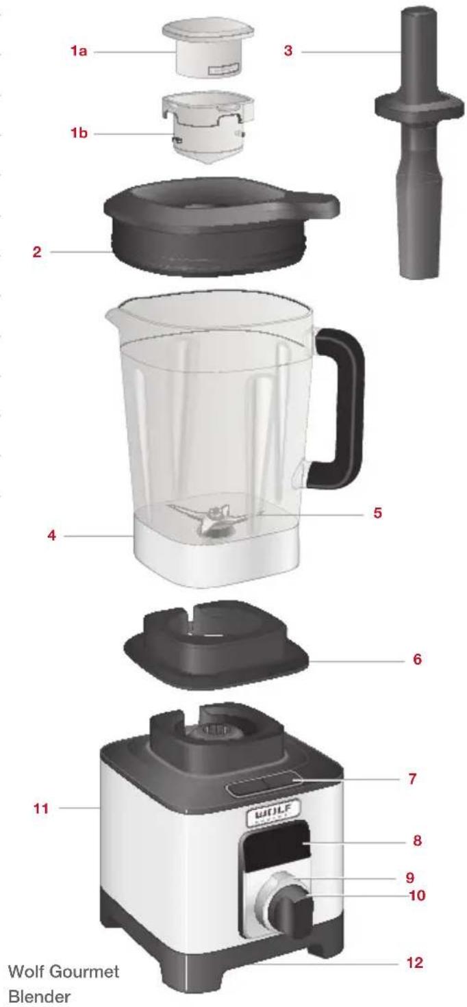 WOLF WGBL100S - PARTS AND FEATURES - 1