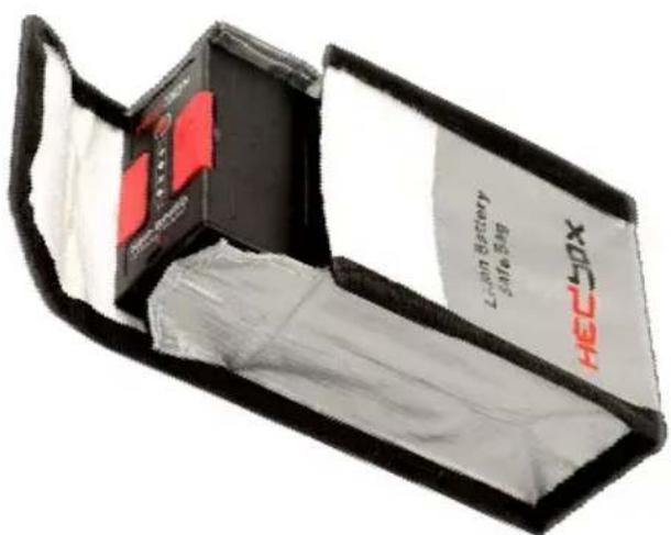 Hedbox HEDBP95D - Sac de transport sécurisé pour batteries li-ion IATA - 2