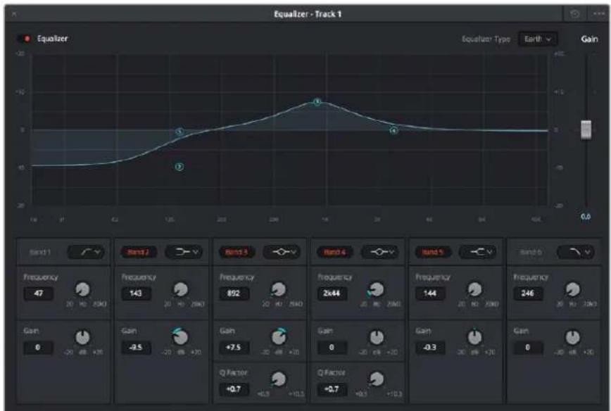 Blackmagic Design Micro Cinema Camera - Per aggiungere un EQ a una traccia: - 2