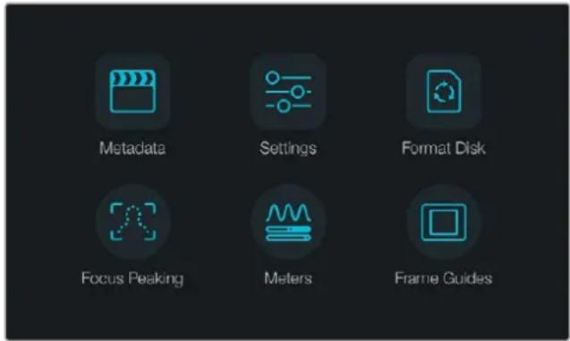 Blackmagic Design Micro Cinema Camera - Dashboard - 1