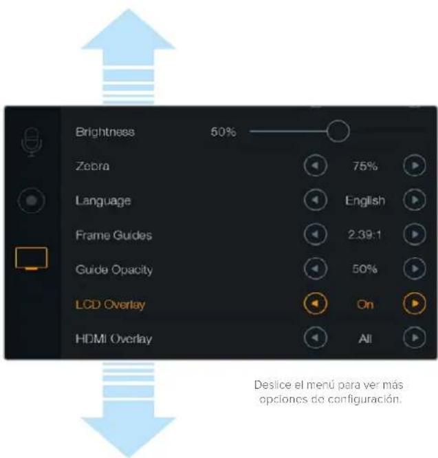 Blackmagic Design Micro Cinema Camera - Información en pantalla - 1