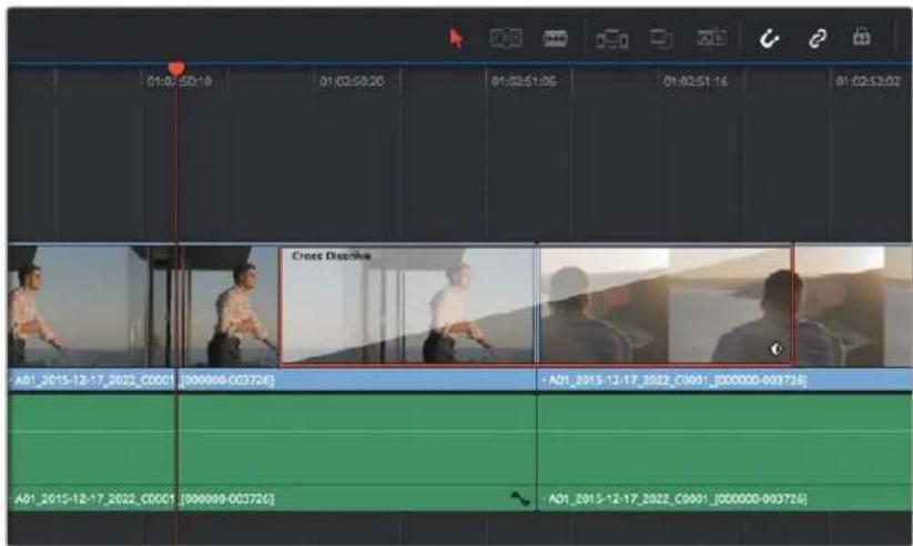Blackmagic Design Micro Cinema Camera - Добавление перехода с растворением - 1