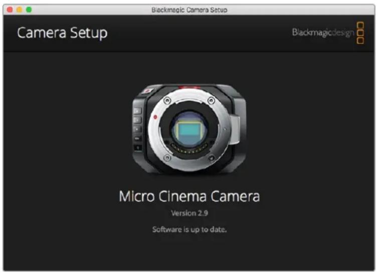 Blackmagic Design Micro Cinema Camera - Blackmagic Kamera Kurulum Yazılımı - 1