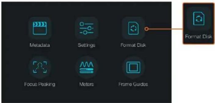 Blackmagic Design Micro Cinema Camera - 存储介质在记录前的准备事项 - 1