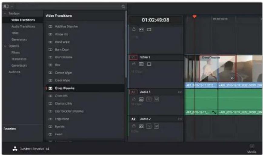 Blackmagic Design Micro Cinema Camera - Ajout de transitions - 1