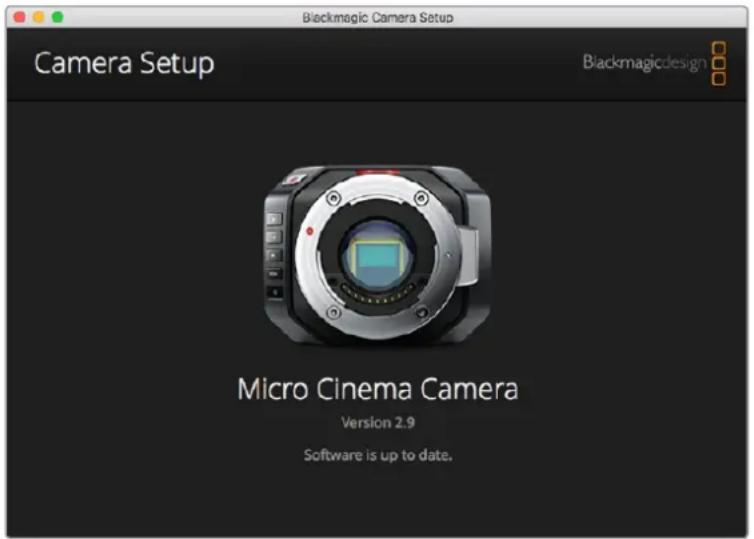 Blackmagic Design Micro Cinema Camera - Blackmagic Camera Setup - 1