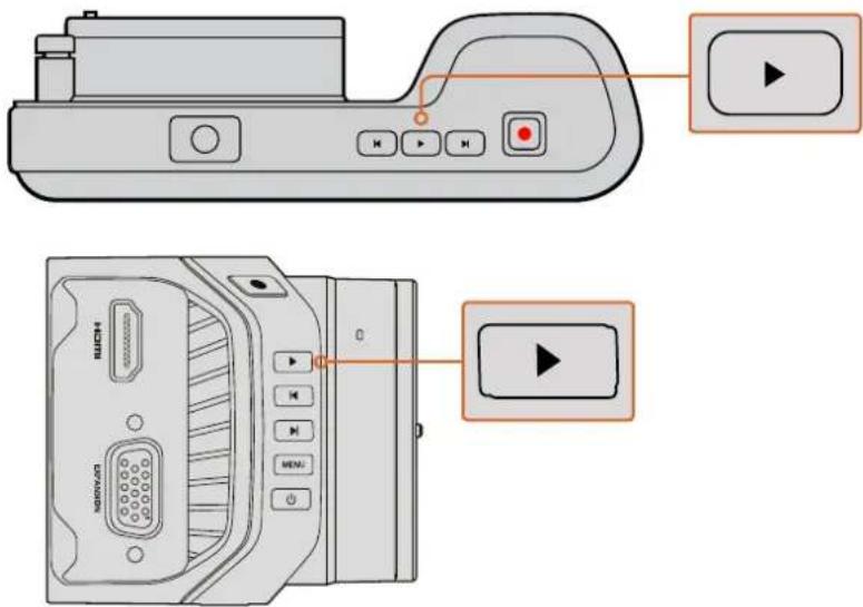 Blackmagic Design Micro Cinema Camera - Kliplerin Tekrar Oynatılması - 1