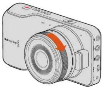 Blackmagic Design Micro Cinema Camera - To attach a lens: - 2