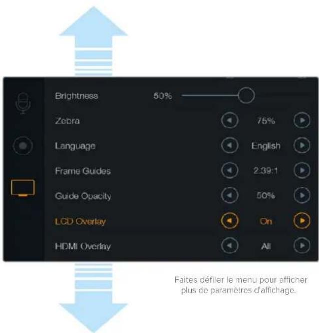 Blackmagic Design Micro Cinema Camera - Informations à l'écran (LCD Overlay) - 1