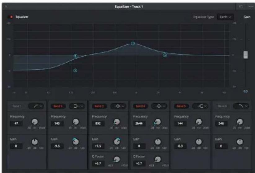 Blackmagic Design Micro Cinema Camera - 오디오 트랙에 EQ 추가하기 - 2