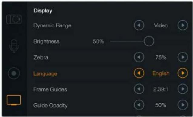 Blackmagic Design Micro Cinema Camera - Idioma - 1