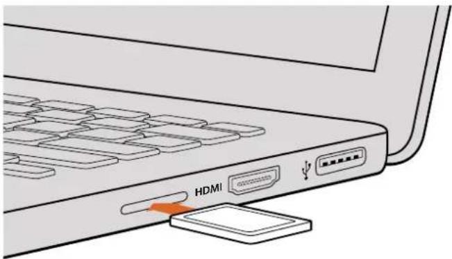 Blackmagic Design Micro Cinema Camera - Arbeiten mit Dateien von SD-Karten - 1