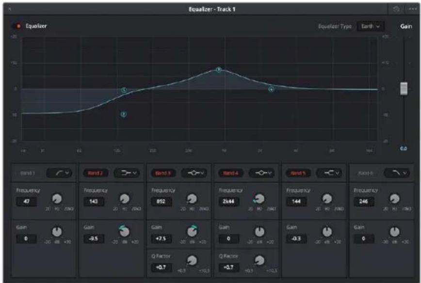Blackmagic Design Micro Cinema Camera - Bir ses kanalına EQ ilave etmek için: - 2