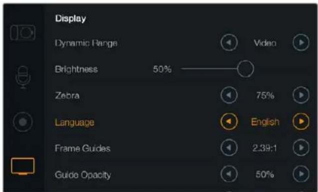 Blackmagic Design Micro Cinema Camera - Idioma - 1