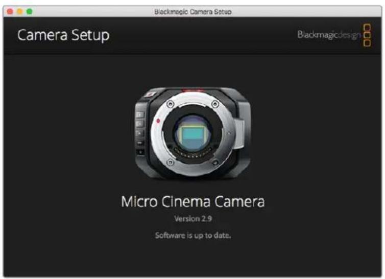 Blackmagic Design Micro Cinema Camera - Blackmagic Camera Setup Software - 1