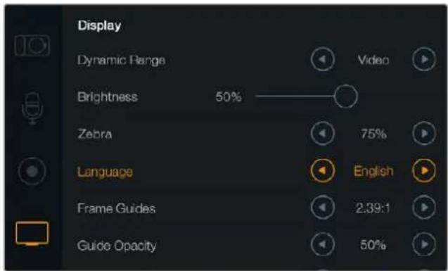 Blackmagic Design Micro Cinema Camera - Langues (Language) - 1