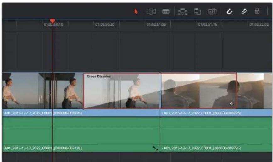 Blackmagic Design Micro Cinema Camera - To add a dissolve transition between two clips: - 1
