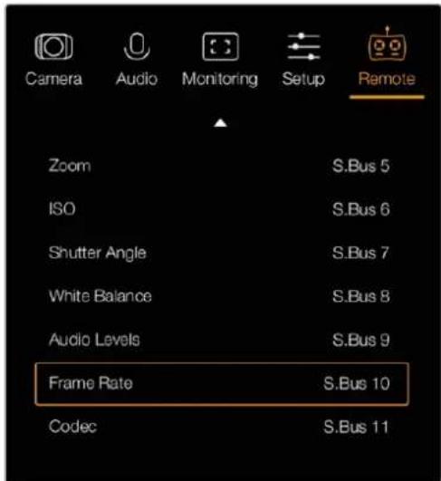 Blackmagic Design Micro Cinema Camera - 원격 설정 (Remote Settings) - 1