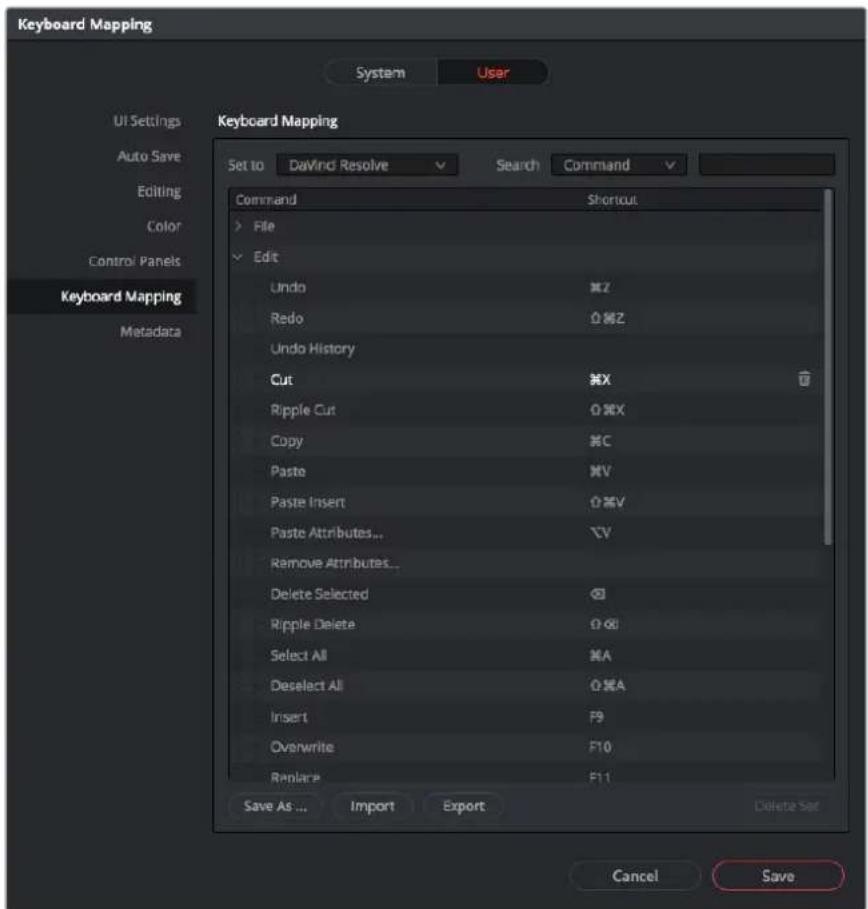 Blackmagic Design Micro Cinema Camera - Configurare i tasti di scelta rapida - 1