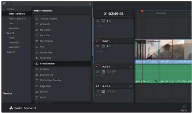 Blackmagic Design Micro Cinema Camera - Добавление переходов - 1