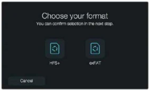 Blackmagic Design Micro Cinema Camera - Preparing Media for Recording - 2