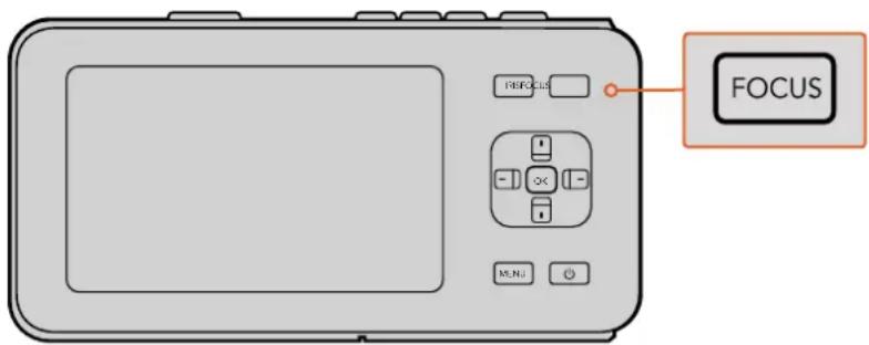 Blackmagic Design Micro Cinema Camera - Кнопка FOCUS - 1