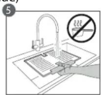 WHIRLPOOL W5 721E W 2 - Procedure de nettoyage de l'accessoire antigivre - 5